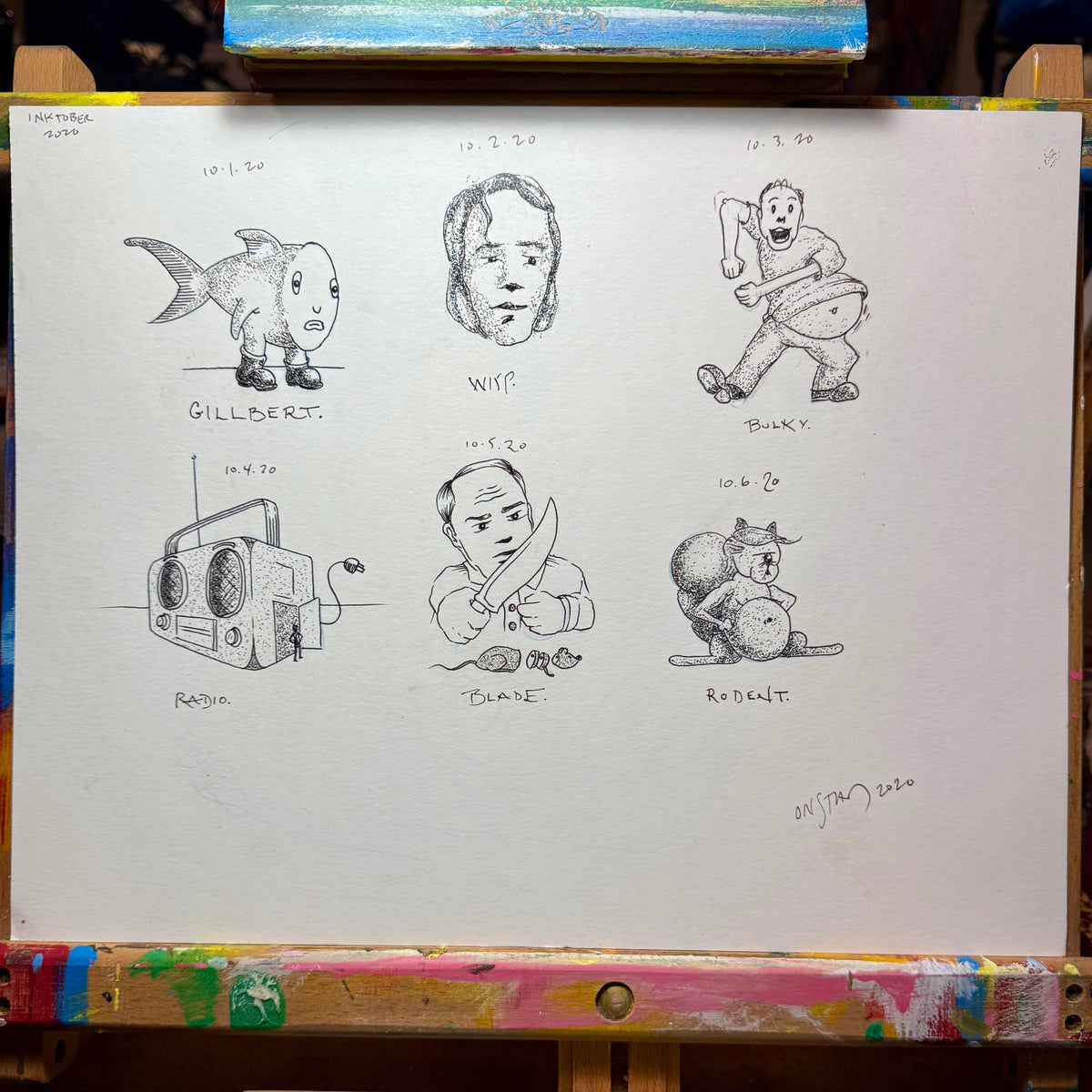 2020 - Inktober, 1-6