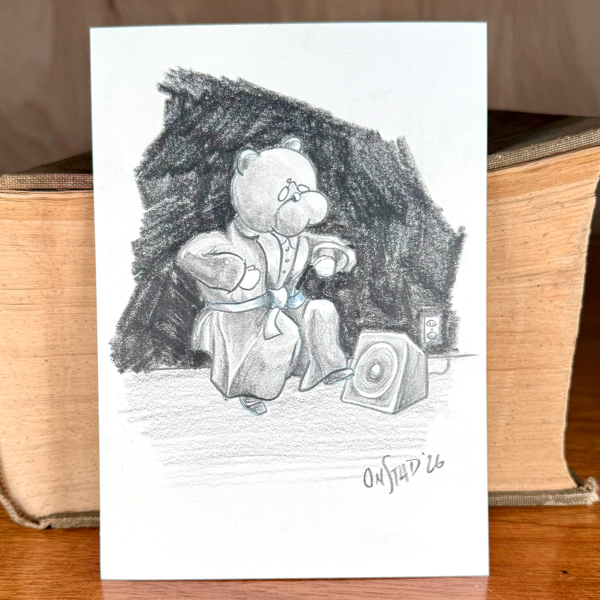 Connie Cuts A Rug, 5x7"