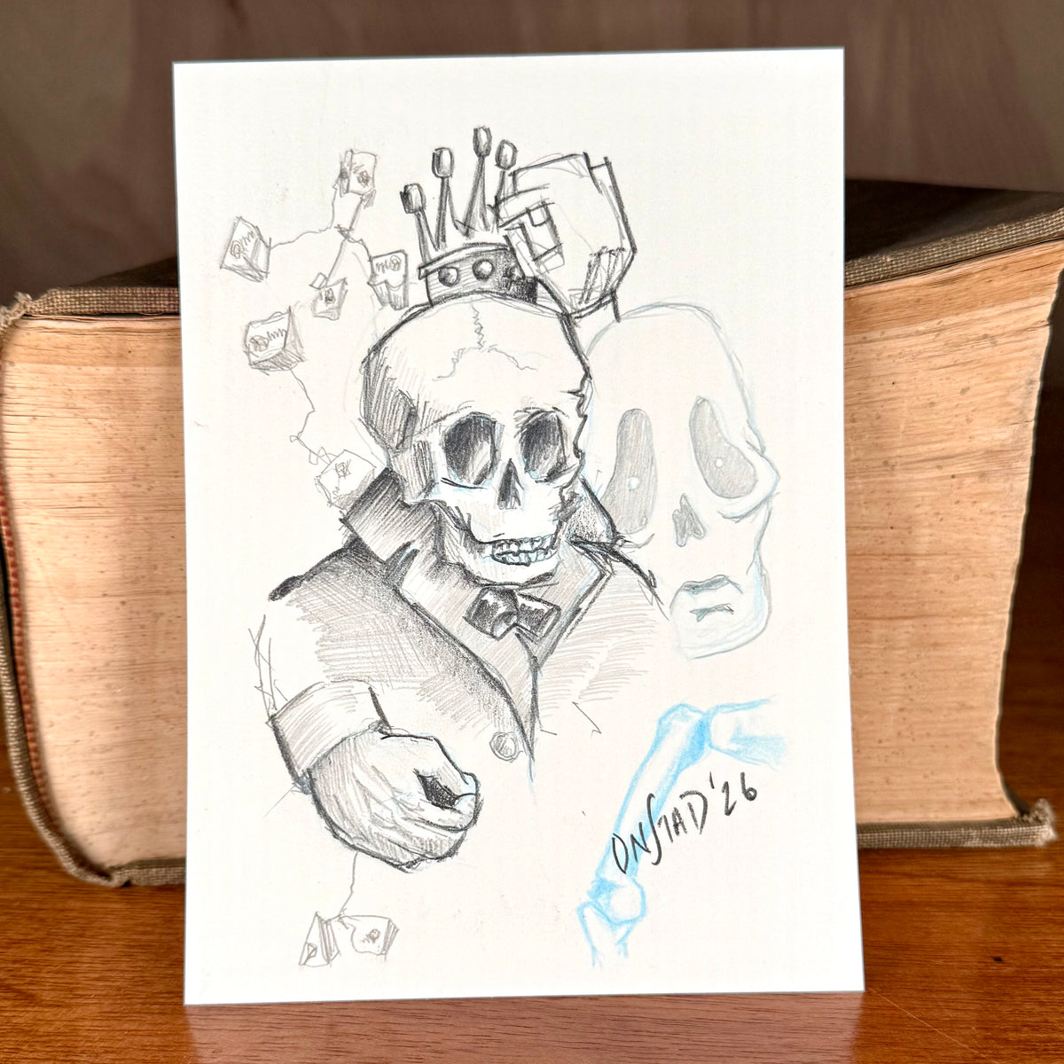 Cartilage Head Riff Sheet, 5x7"