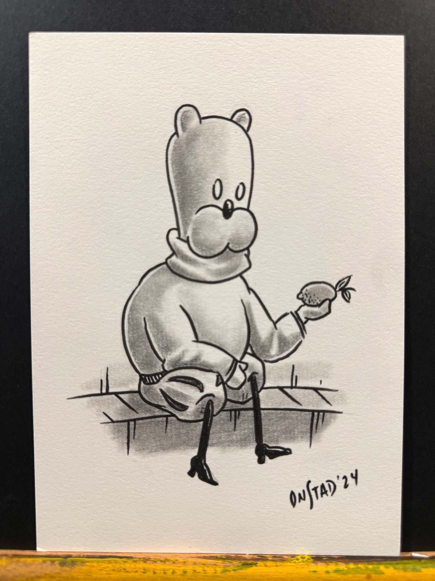Téodor, Still Life With Lemon, 5x7"