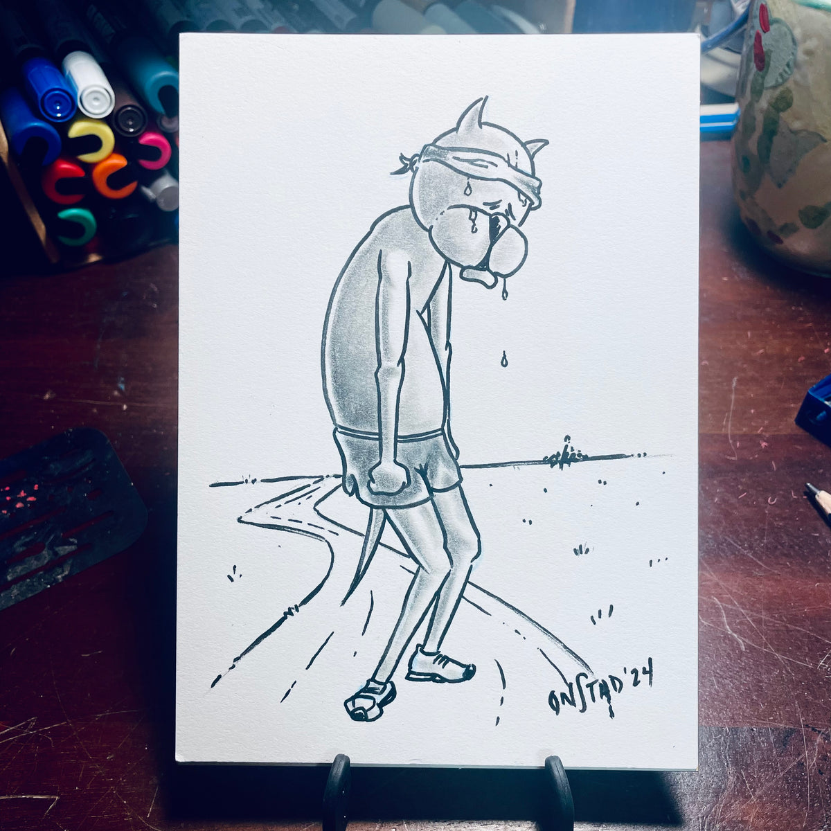 Beef, The Long Distance Runner, 5x7"