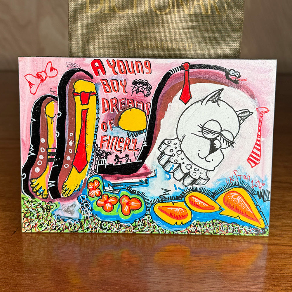 A Young Boy Dreams Of Finery, 5x7"
