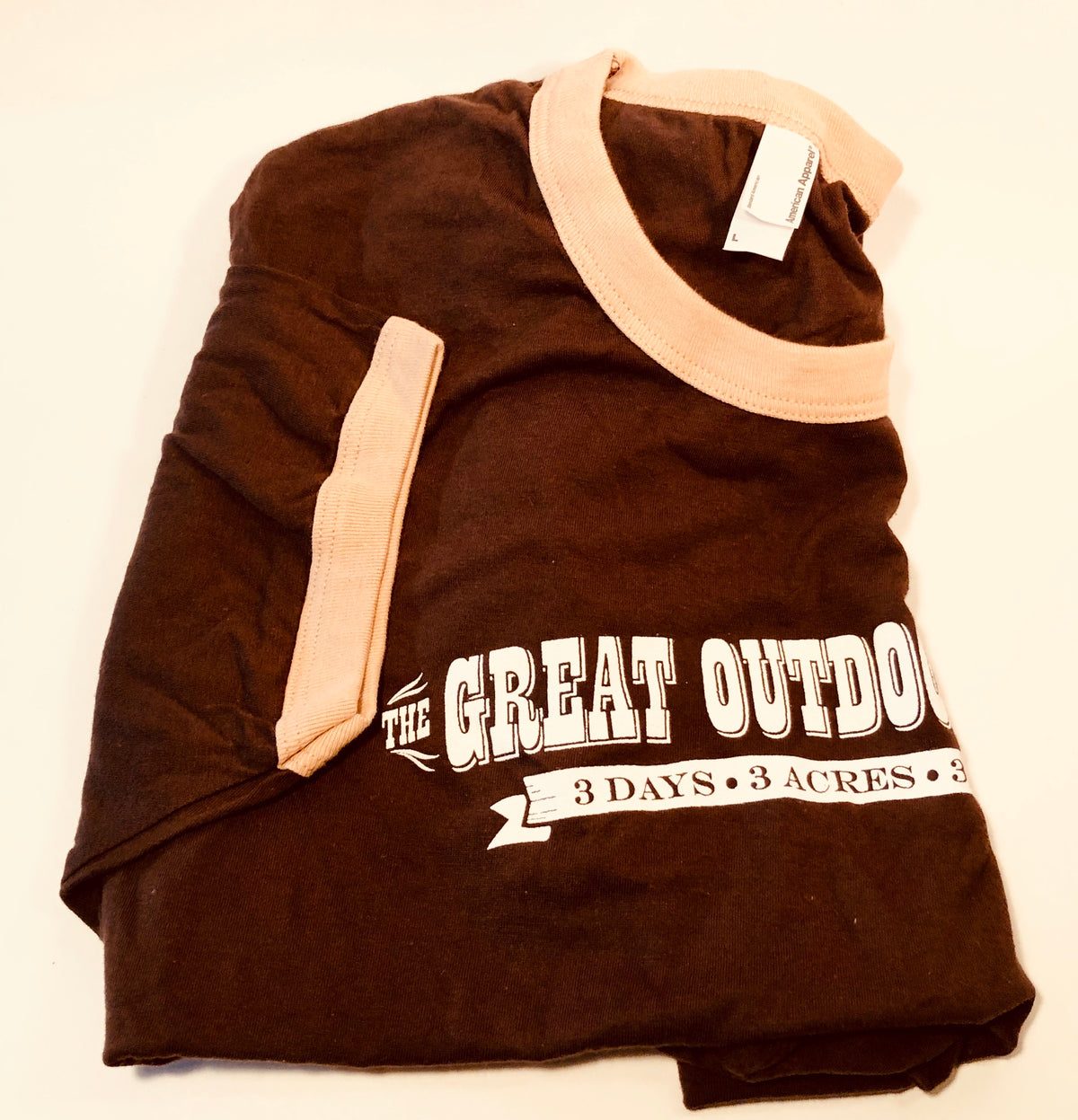 Great Outdoor Fight Ringer Tee, Brown