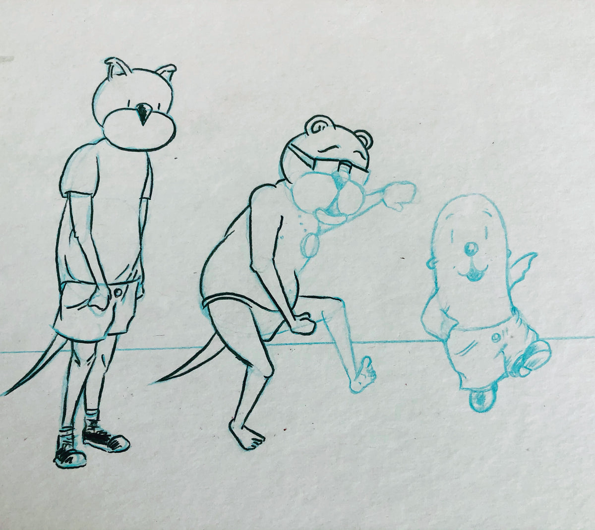 They Had Ass In Their Pants, Original 8x10, 3/11/2021