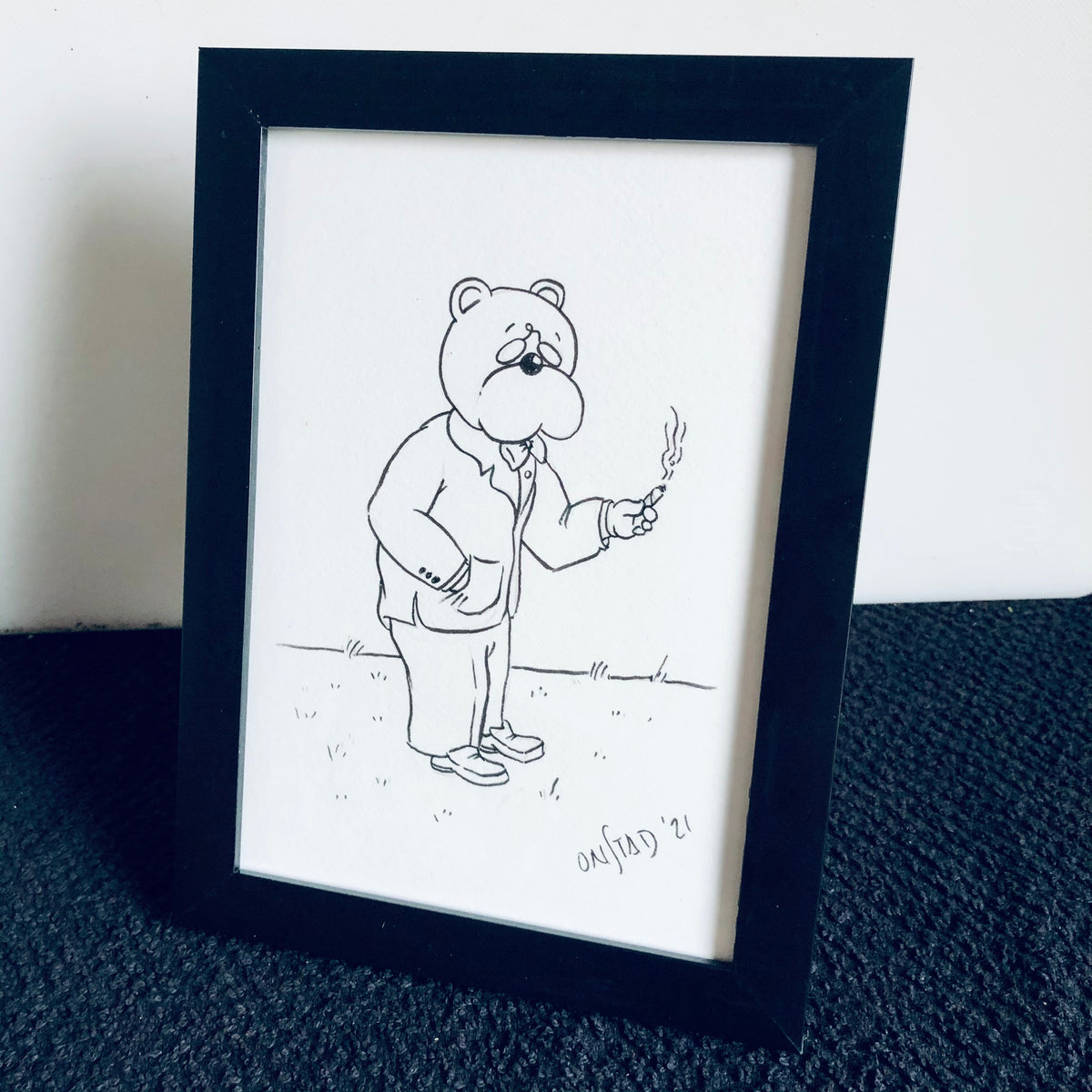 Framed Connie Original 03302021 - Caught Sparking a Jay