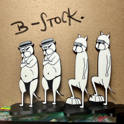 Ray & Roast Beef Figurine Set, Great Outdoor Fight, B-Stock