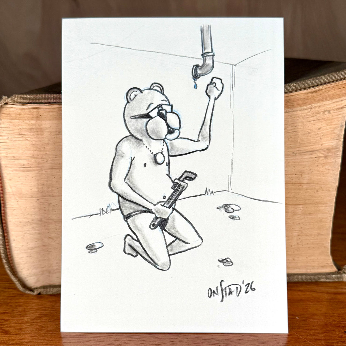 I Found The Problem, 5x7"