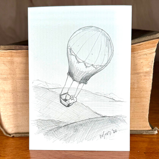 Philippe, Hot Air Balloonist, 5x7"