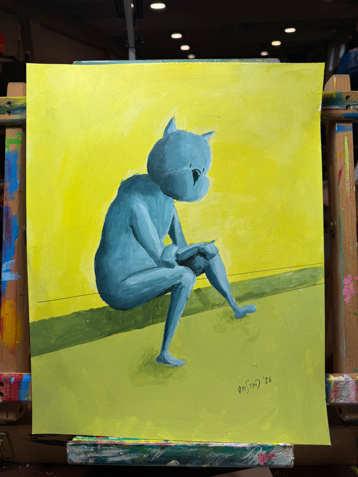 Beef, Seated Study, 11x14”