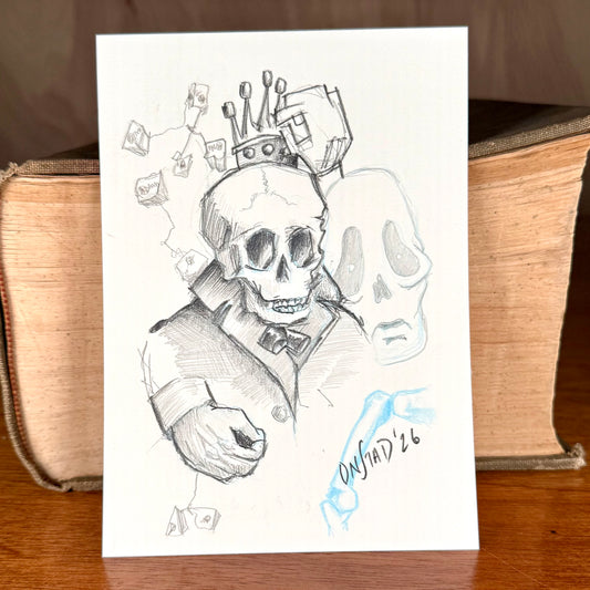 Cartilage Head Riff Sheet, 5x7"