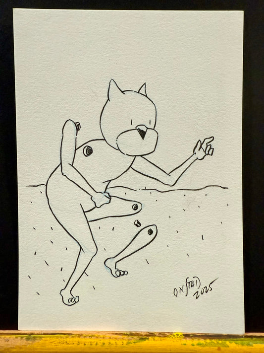Roast Beef, Going to Pieces, 5x7"