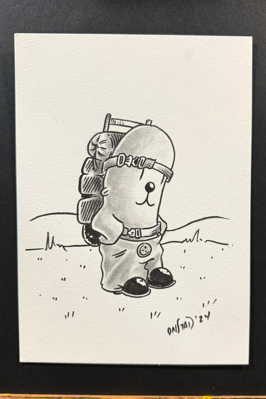 Philippe, The Little Hiker Boy, 5x7"