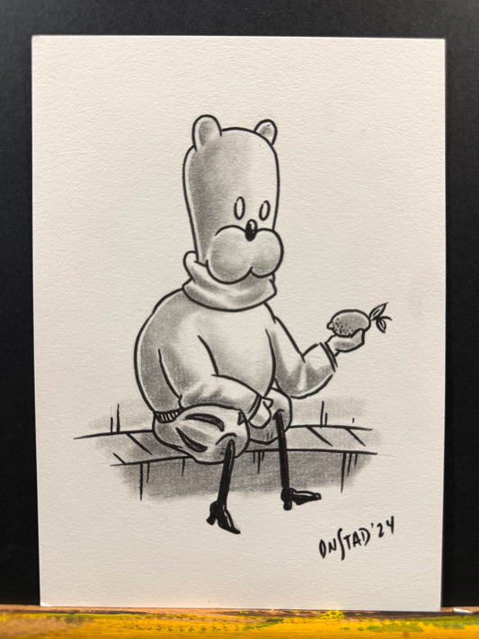 Téodor, Still Life With Lemon, 5x7"