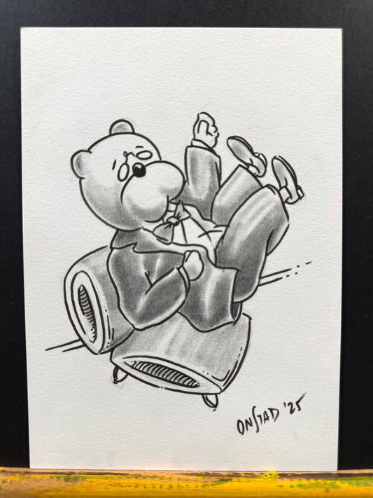 Cornelius Bear in, "Lap…of Luxury!?" (1936) 5x7"