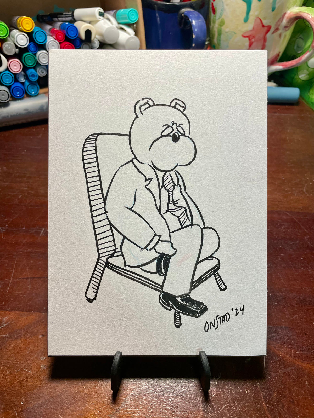 Cornelius, Impatient, 5x7"