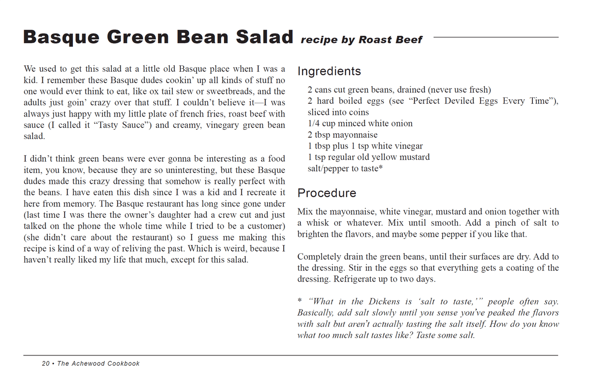 Cookbook Vol. I