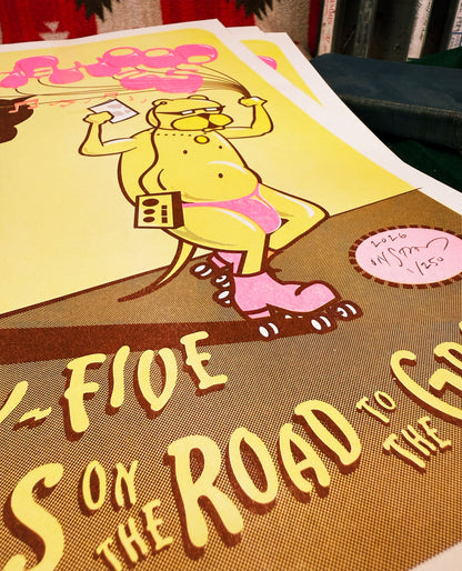 25th Anniversary Risograph, Signed & Numbered /250