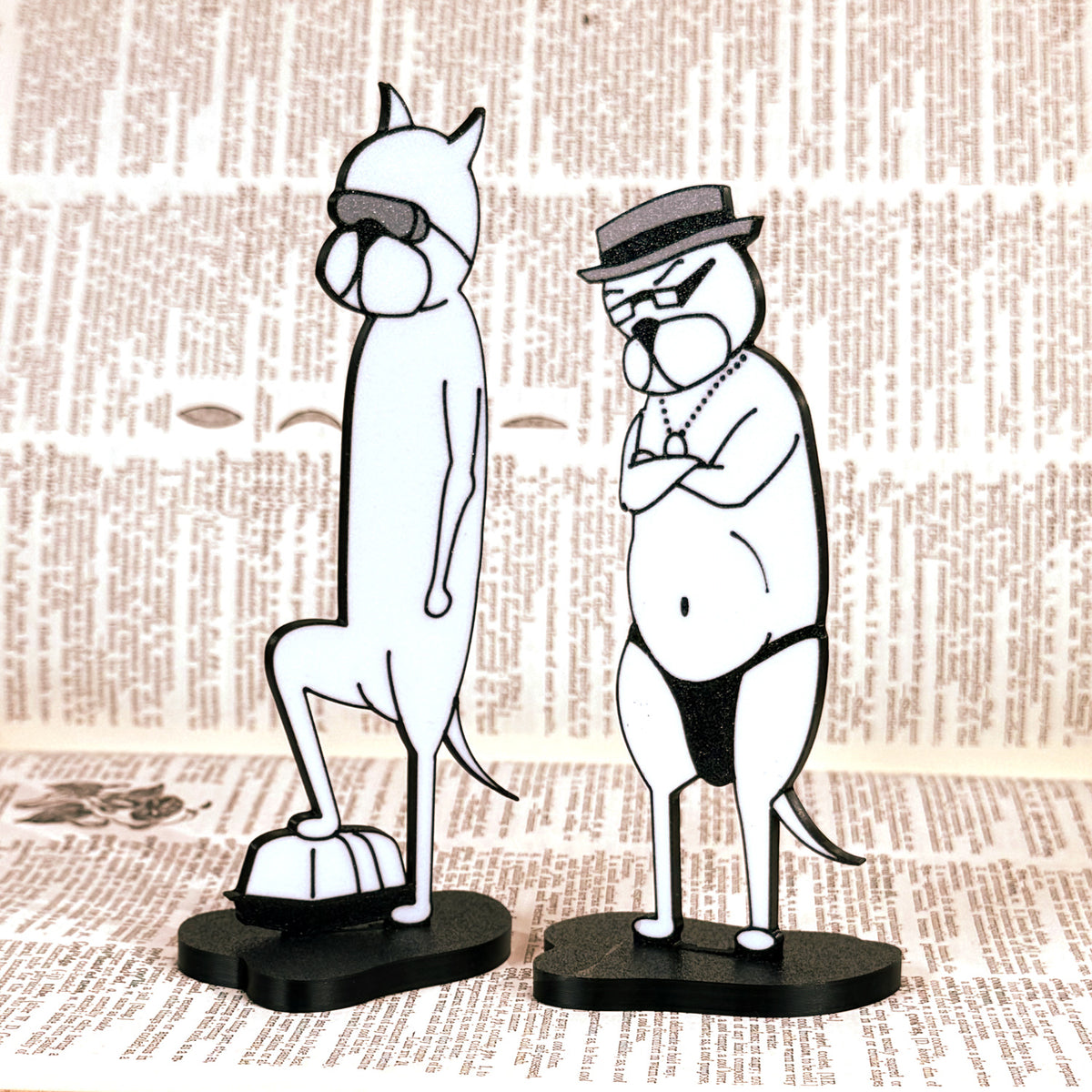 Ray & Roast Beef Figurine Set, Great Outdoor Fight (Numbered /50)