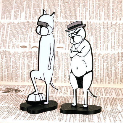 Ray & Roast Beef Figurine Set, Great Outdoor Fight (Numbered /50)
