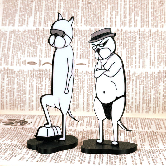Ray & Roast Beef Figurine Set, Great Outdoor Fight (Numbered /50)