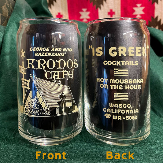16oz Glass - Kronos Cafe