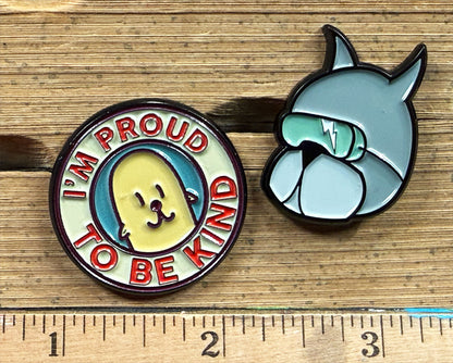 Enamel Pin - Philippe, I'm Proud To Be Kind