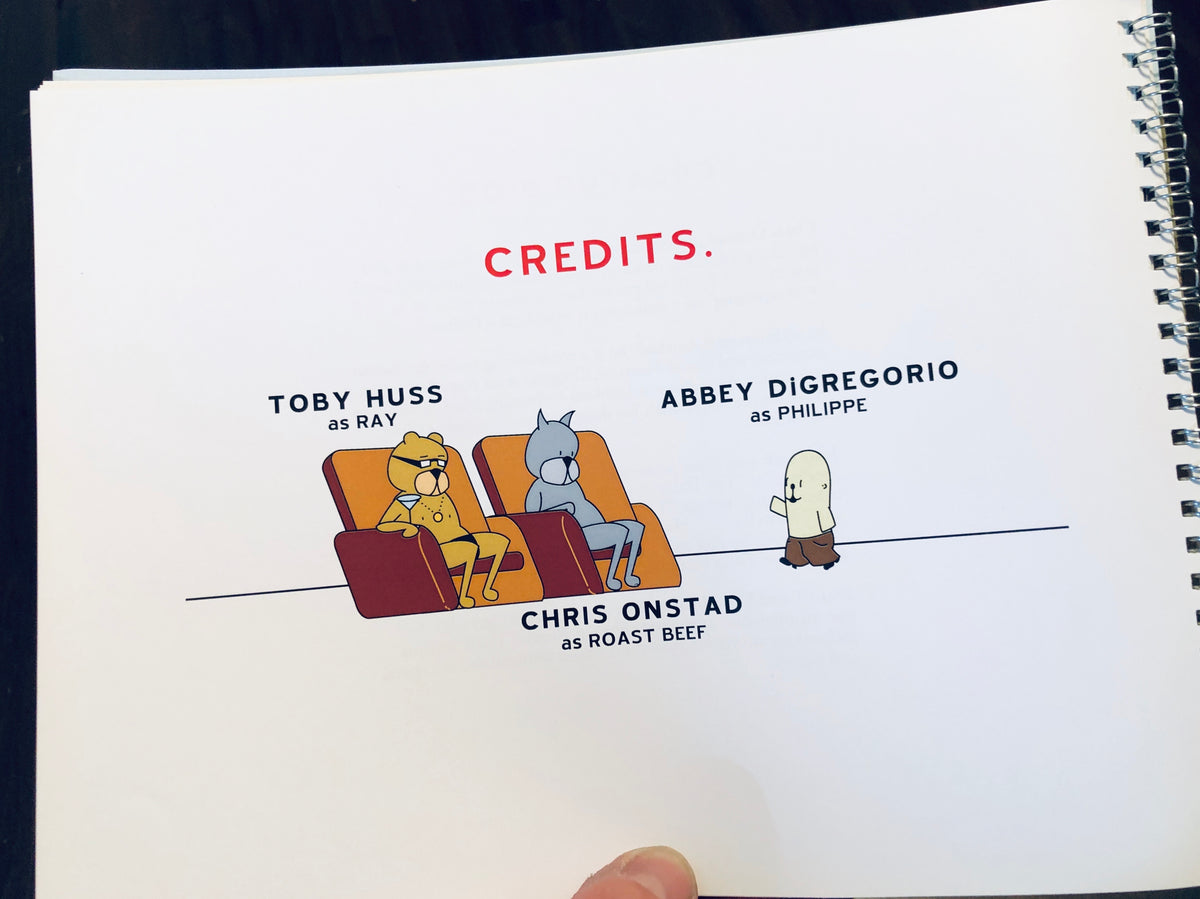 Achewood "show bible" w/production sketch