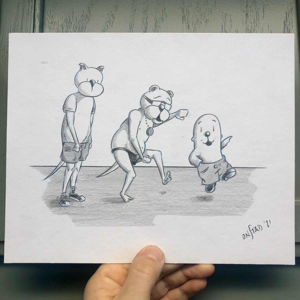 They Had Ass In Their Pants, Original 8x10, 3/11/2021