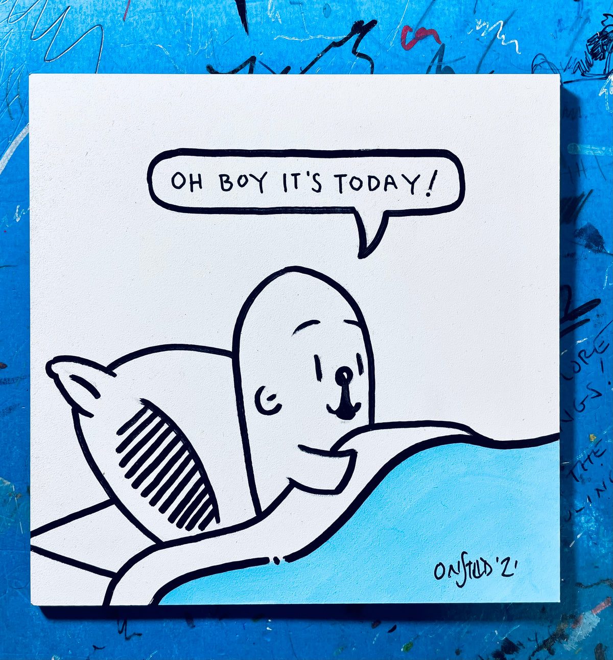 Oh Boy It's Today, 6", 11/20/21-Blue