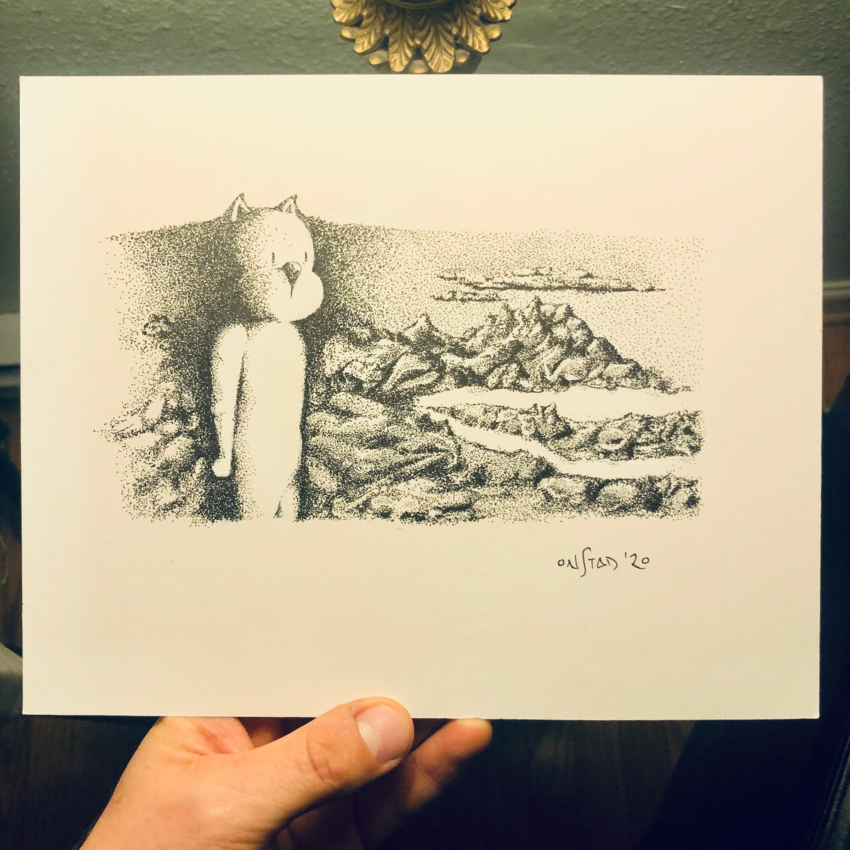 Roast Beef, Large Stipple No. 1