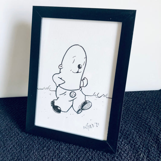 Framed Philippe Original 03292021 - Walk-Around Boy