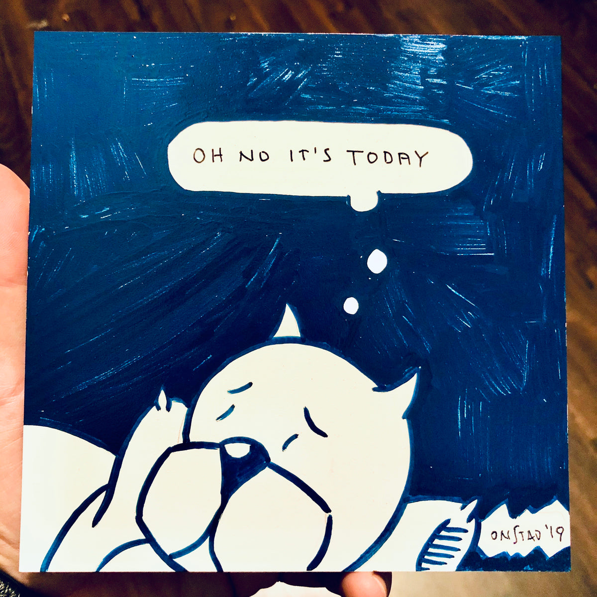 Oh No It's Today, 6", 11/14/2019-W-bk