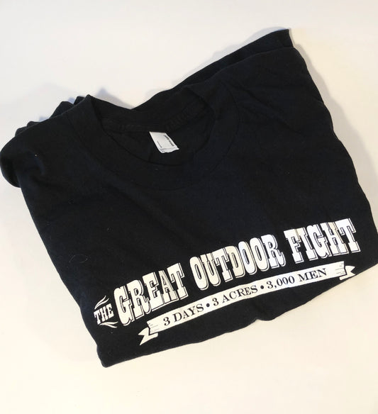 Great Outdoor Fight Tee, Unisex, Black, Medium