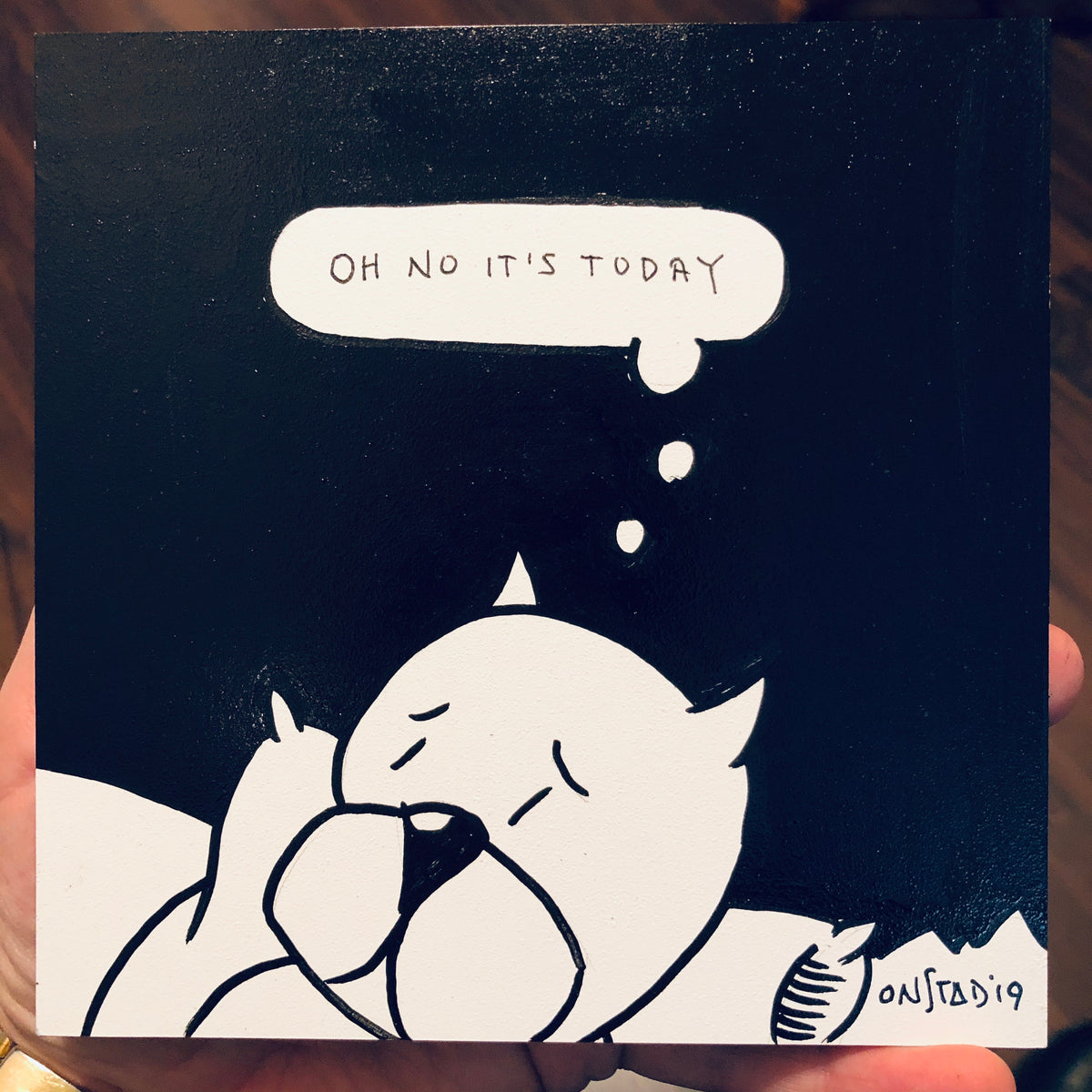 Oh No It's Today, 6", 11/15/2019-B-bk
