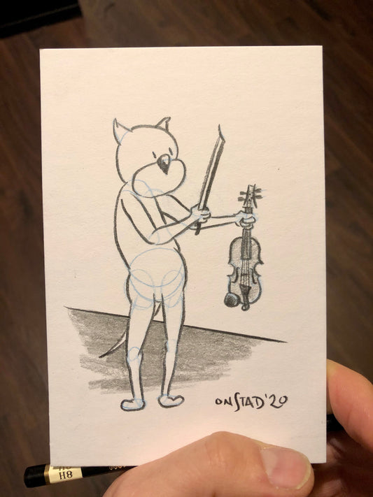 Fiddler With Violin