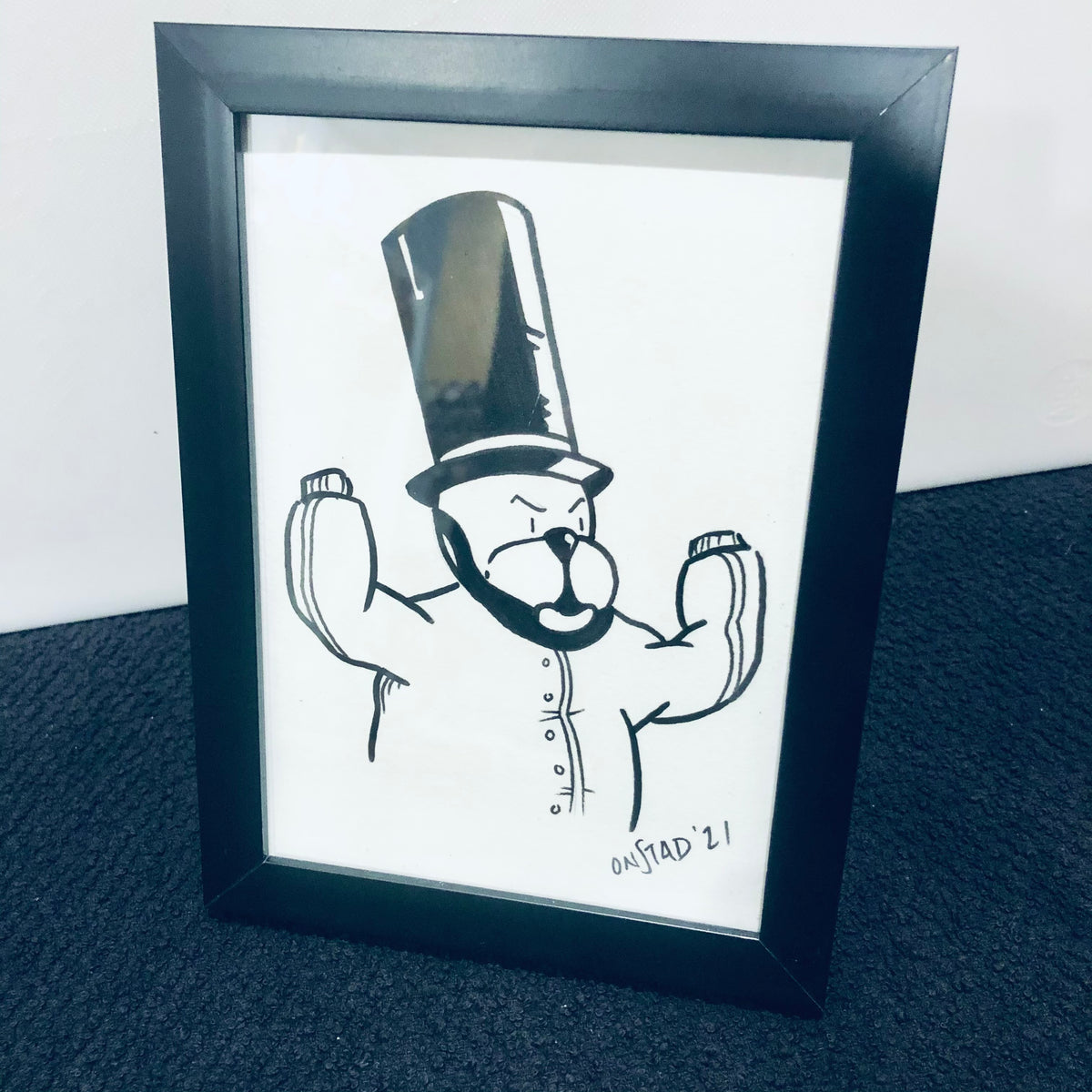 Framed Beef Original 03252021C- Notorious Lincoln