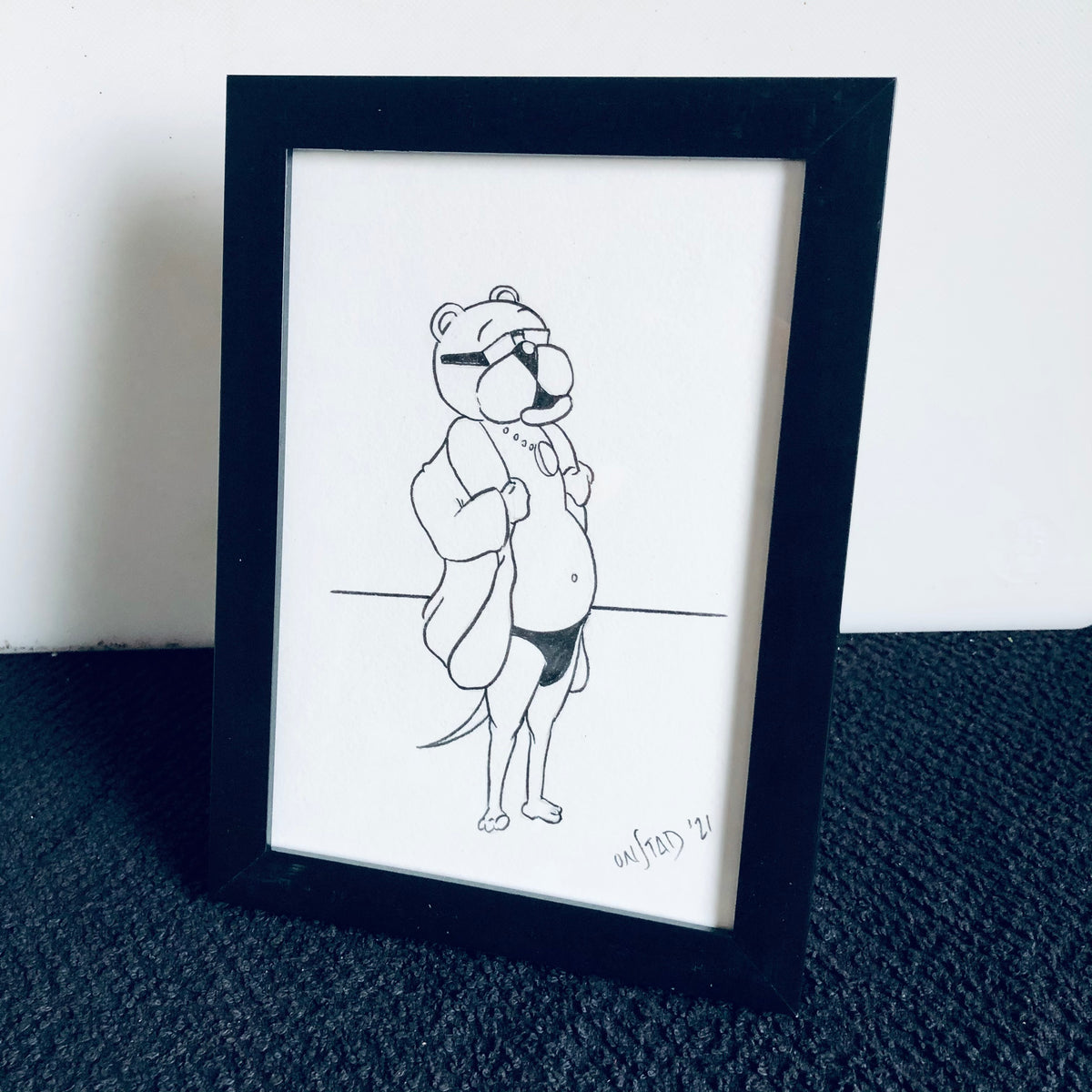 Framed Ray Original 03302021 -  Optimist In Headwind