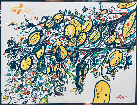 Philippe, All Symphony in a Branch, 9x12”