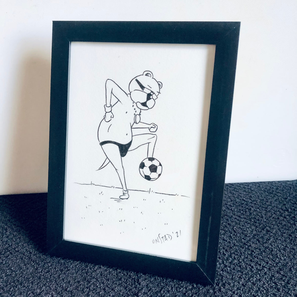 Framed Ray Original -  Fútbol Genius Worldwide