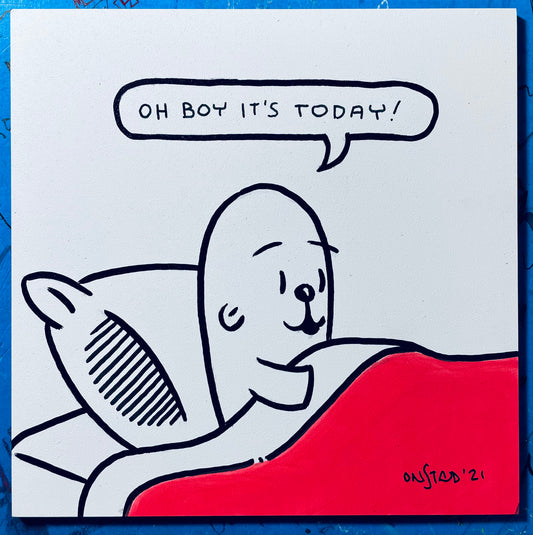 Oh Boy It's Today, 6", 11/25/21-Red