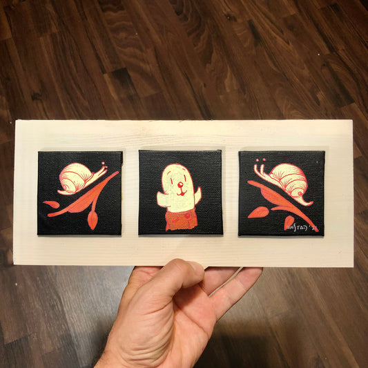 Triptych of a Special Boy