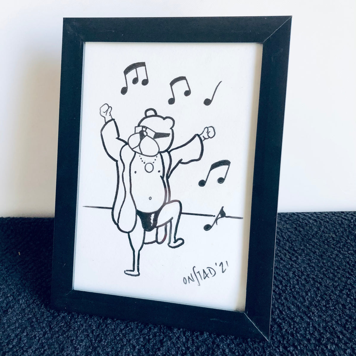 Framed Ray Original 03262021B - Africa by Toto