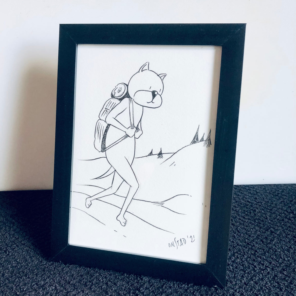 Framed Beef Original -  It Is Plainly Good to Be Outside