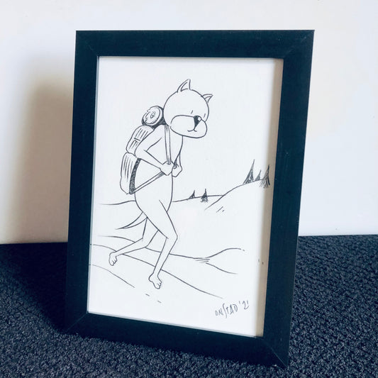 Framed Beef Original -  It Is Plainly Good to Be Outside